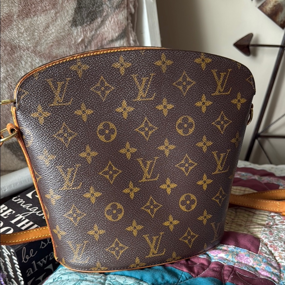 Louis Vuitton Brown Monogram Crossbody Bag